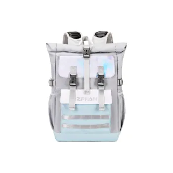 ZUOFEIFAN Polyester Backpack Unisex Cool Gray