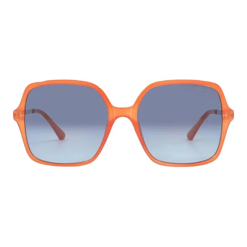 GUESS Irregular Shape Sunglasses Women's Orange-1