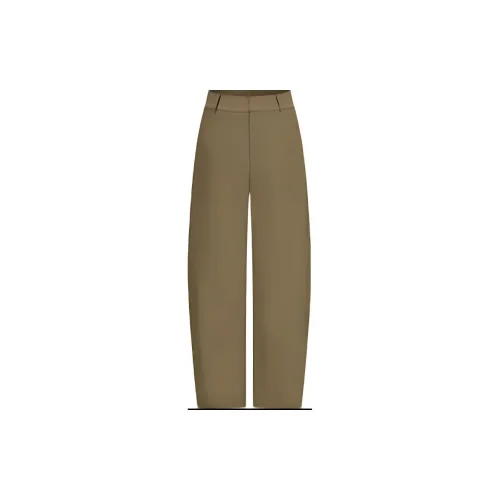 Particle Fever Casual Pants Women's Linen Brown