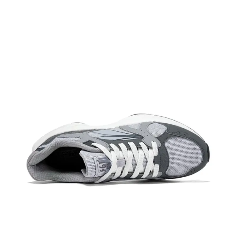361° Breathable And Slip Resistant Low Top Casual Shoes Men's Gray Blue-3