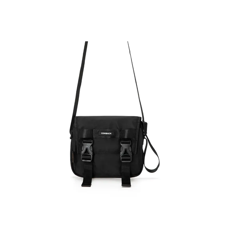 COMBACK Polyamide Crossbody Bag Unisex Black/Camouflage/Black/Yellow-0