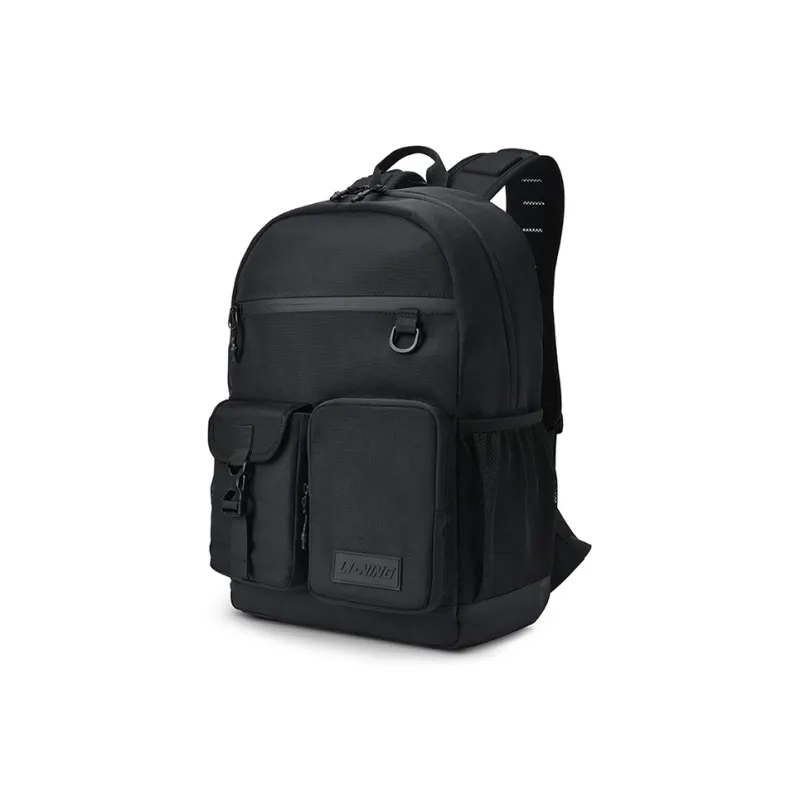LiNing Polyester Backpack Regular Unisex Black-1
