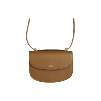 A.P.C Cow Leather Crossbody Bag, Shoulder Bag Mini Women's Brown