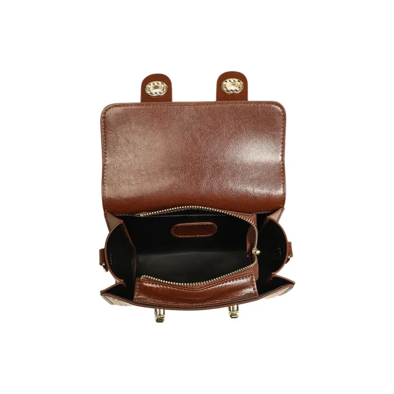 MILLIE'S Cow Leather Messenger Bag, Handbag, Shoulder Bag, Crossbody Bag, Cylinder Bag Regular Women's Coffee-4