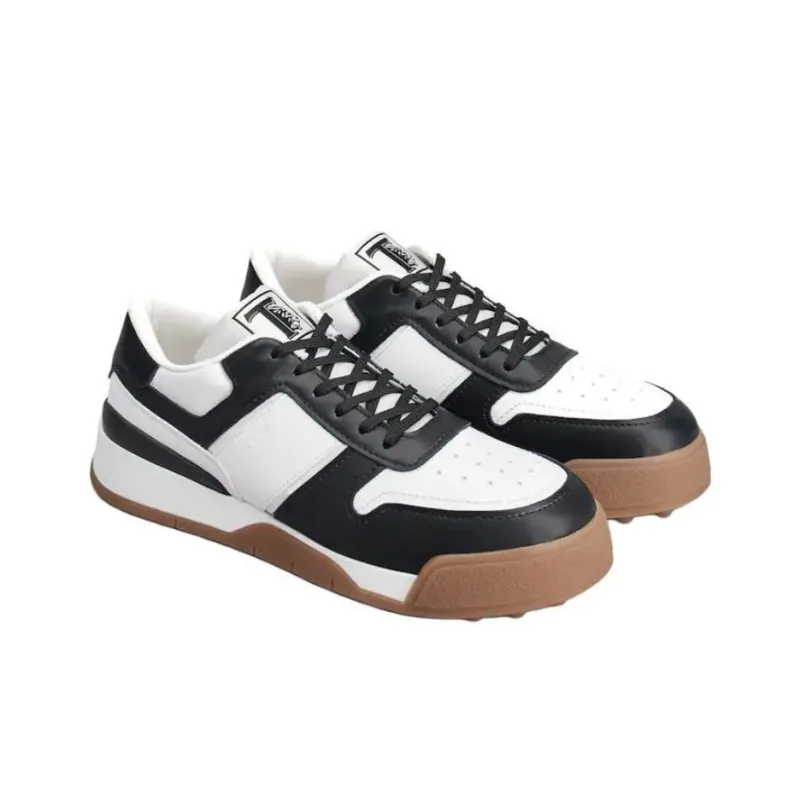 TOD'S Panelled Lace Up Sneakers-2