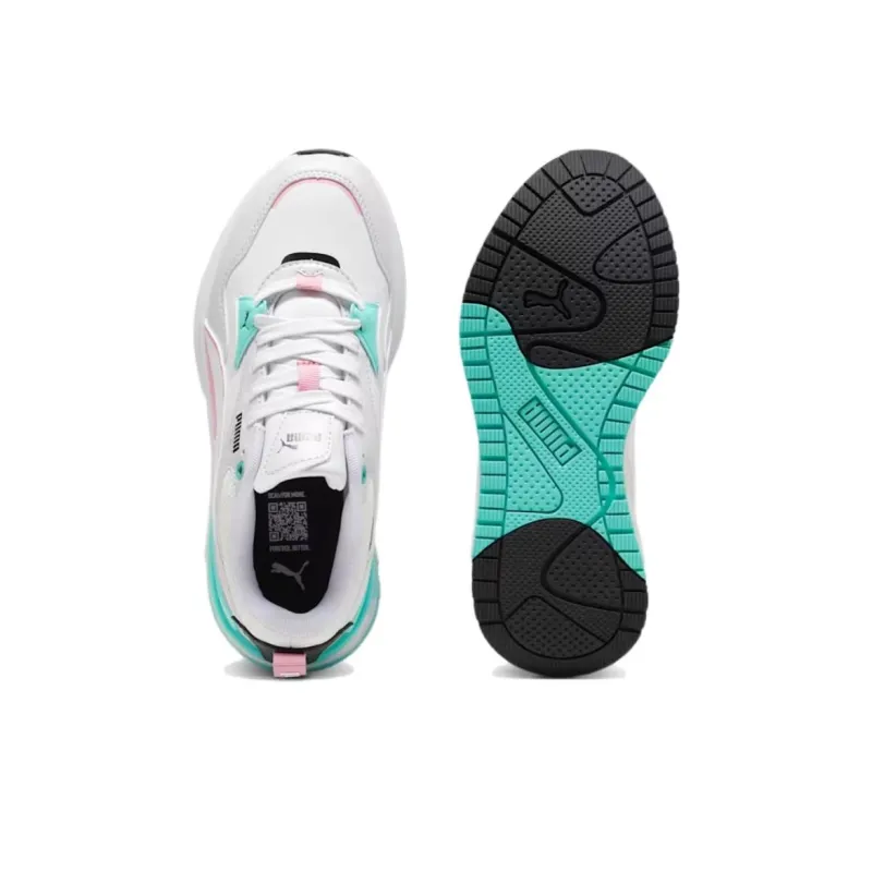 PUMA R78 Slip Resistant Breathable Low Top Casual Shoes Women's White-3
