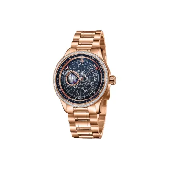 OBLVLO Automatic Mechanical Movement Watch Men's Watches Blue Dial