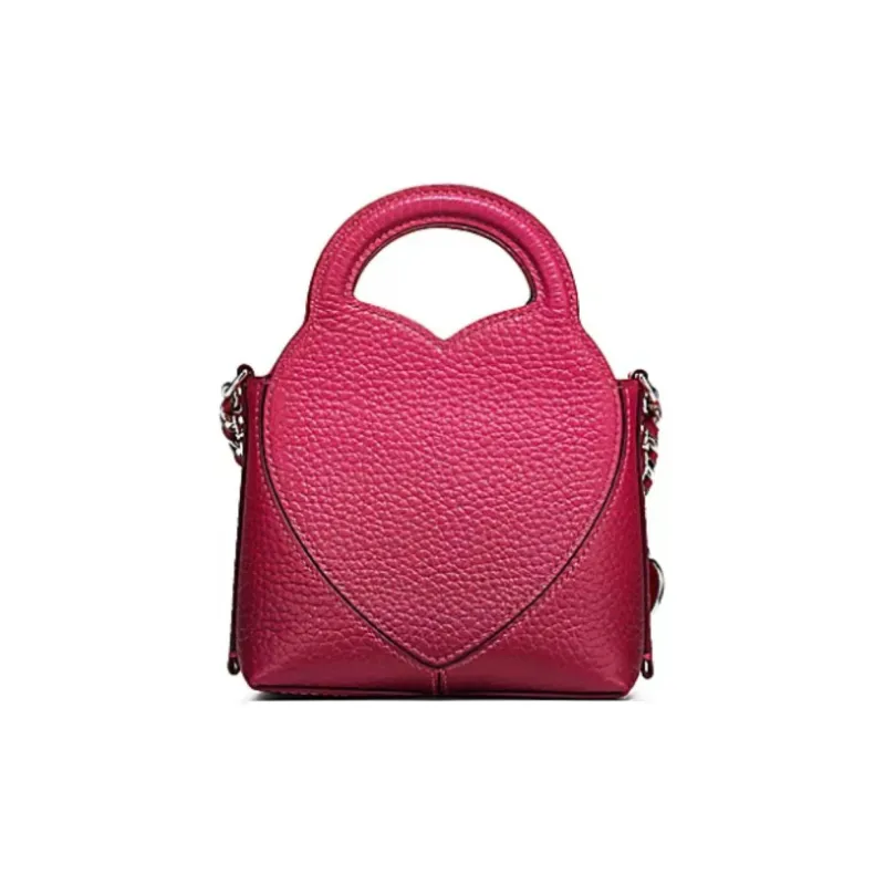 TIFFANY & CO. Return To Tiffany™ Series Taurillon Leather Handbag Shoulder Bag Crossbody Bag Small Size Women's Red-3