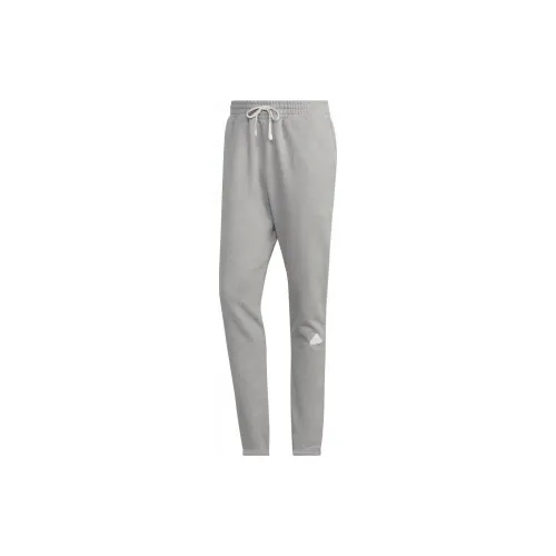 Adidas Knitted Sweatpants Men Gray