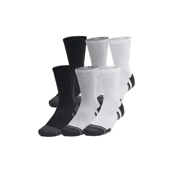 Under Armour PerformanceTech Mid Calf Socks Unisex 6 Pack