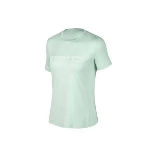 Skechers Comfort Sports Series T-Shirts Women's Windy Green/02QQ