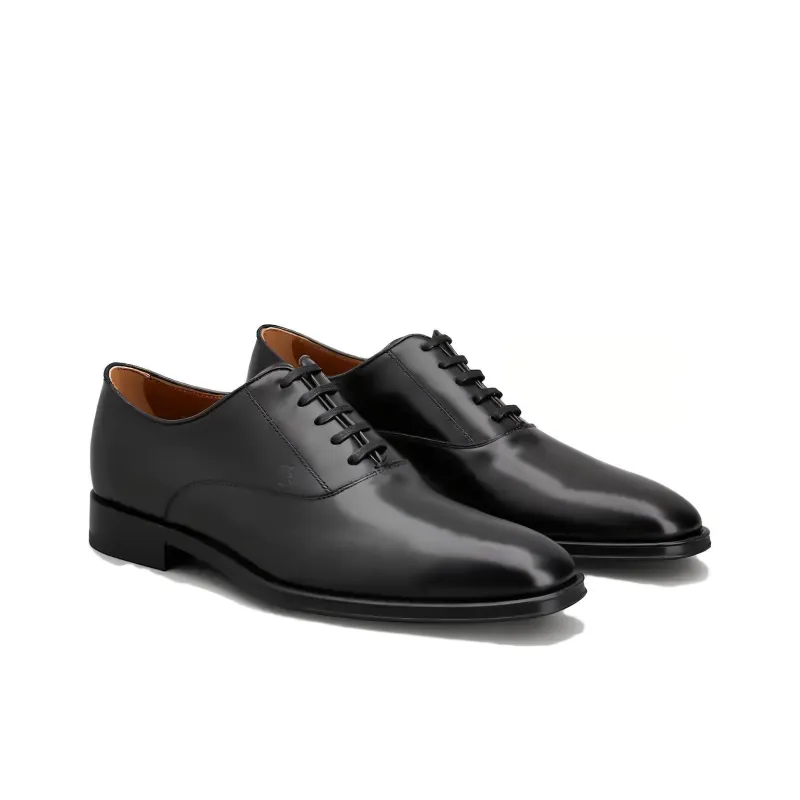 TOD'S Francesina Leather Oxford Shoes-2