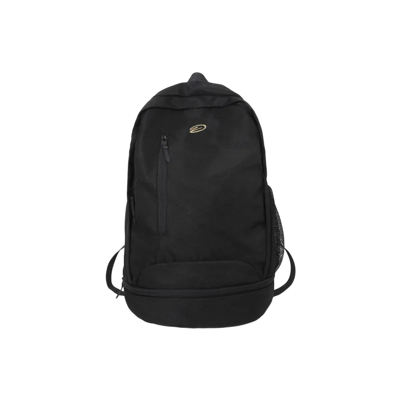 Yalu Oxford Backpack Regular Unisex Black White/Black Gold-0