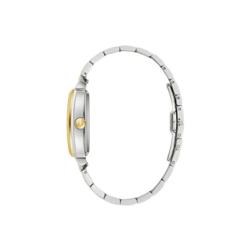 BULOVA Sutton Collection Wrist Watch Automatic Mechanical Movement Stainless Steel Strap 33mm White Dial Men's Watches-2