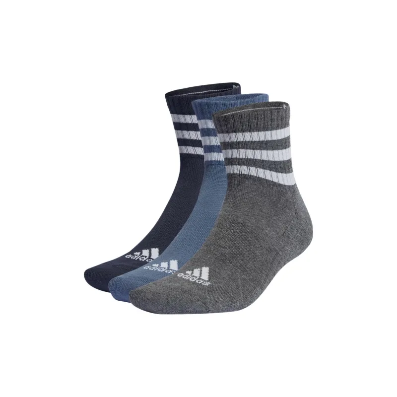 Adidas Free Shipping With AdiClub 3 Stripes Cushioned Sportswear Low Cut Socks 3 Pairs-0