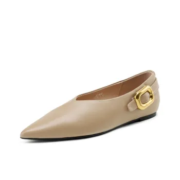 Mulinsen Casual Single Shoes Women's Nude