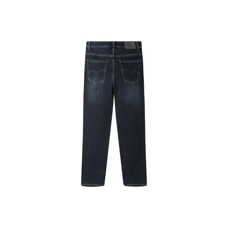 HLA Jeans Men Blue Gray Denim Gradient Dark 1F-1