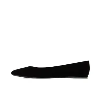 SAINT LAURENT Gio Almond Toe Slip On Ballet Flats Women's