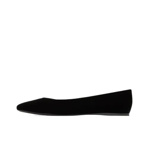 SAINT LAURENT Gio Almond Toe Slip-On Ballet Flats Women's