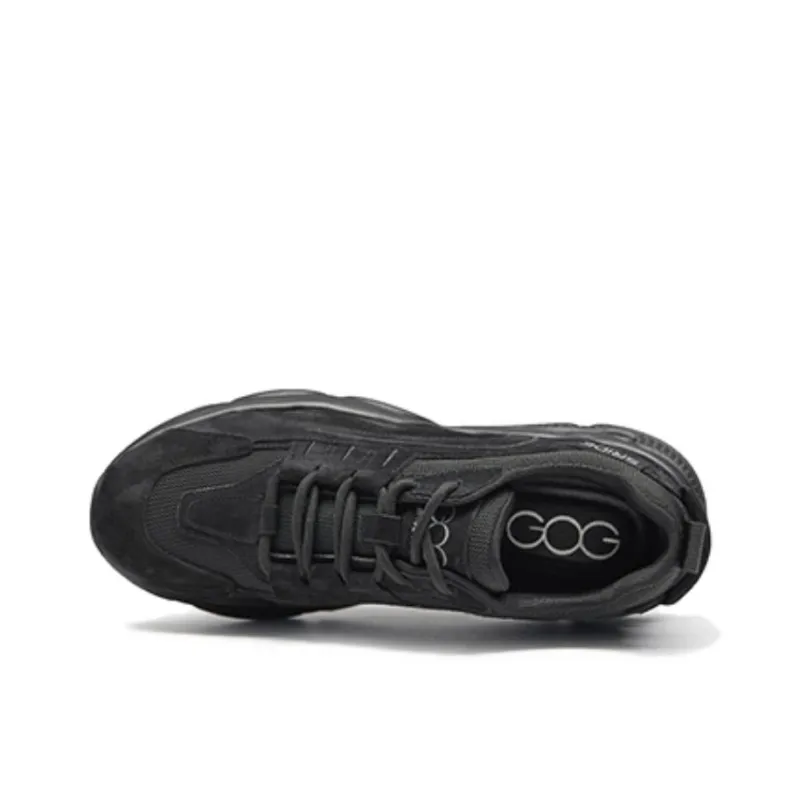 GOG Low Top Chunky Sneakers Men's Black-2