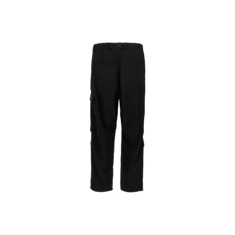 Y 3 Flannel Cargo Trousers-1