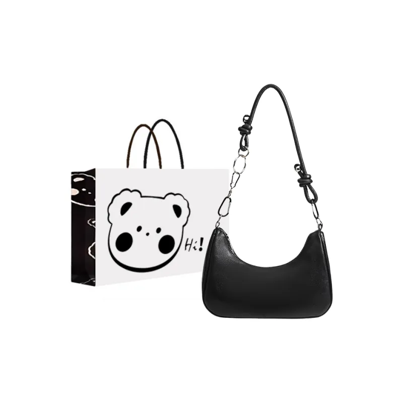 NX DOUGHNUT PU Handbag, Shoulder Bag Regular Women's Black-3