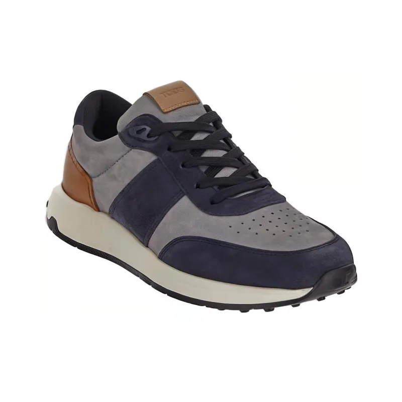TOD'S Panelled Suede Low-top Sneakers-2
