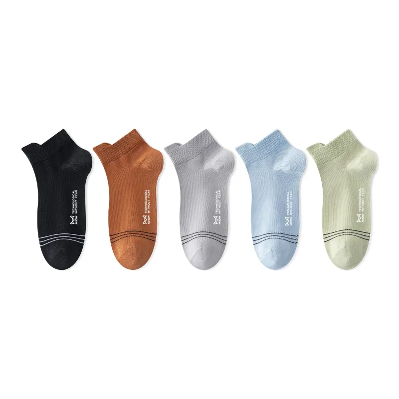 MIIOW Cool One Summer Series Ankle Socks Men's 5 Pack-15
