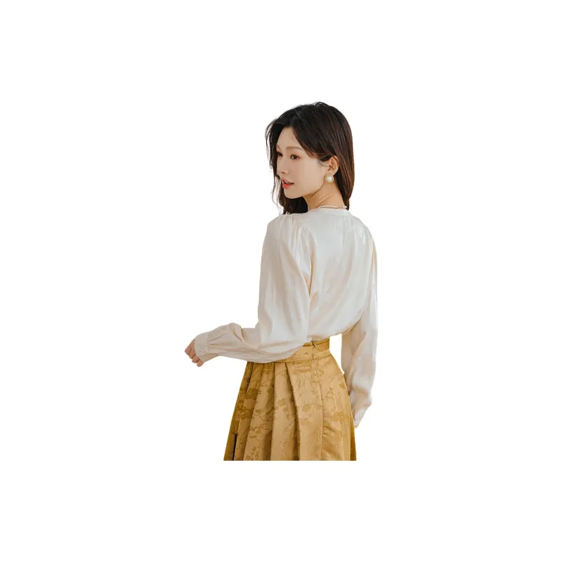 CLUB NEWS Shirt Women's Apricot-1