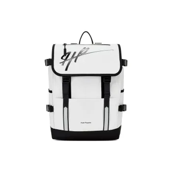 Hush Puppies Fabric Backpack Large Size Men's White