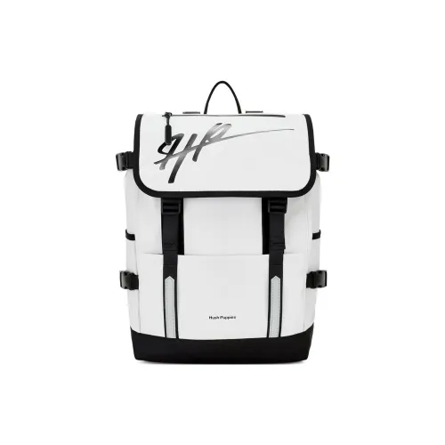 Hush Puppies Fabric Backpack Large Size Men's White