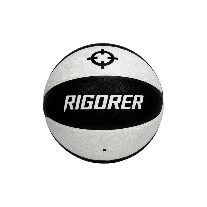 RIGORER PU Basketball Black White Sniper 1 Size 7 Ball Training Unisex-4