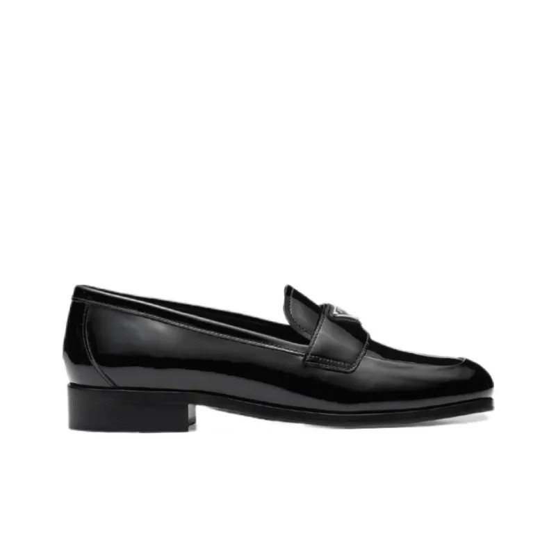 PRADA Patent Leather Loafers 'Black' Women's-1