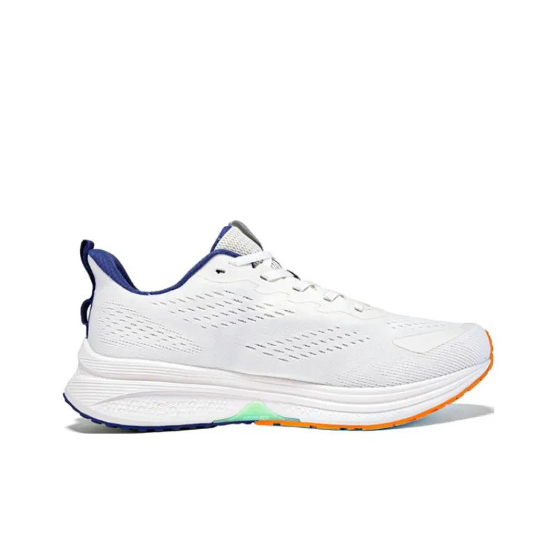 361° Anti Slip Wear Resistant Low Top Casual Running Shoes Men's White Blue-1