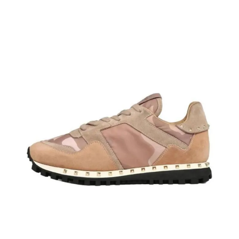 Valentino Wear Resistant Low Top Casual Shoes Women's Brown-0