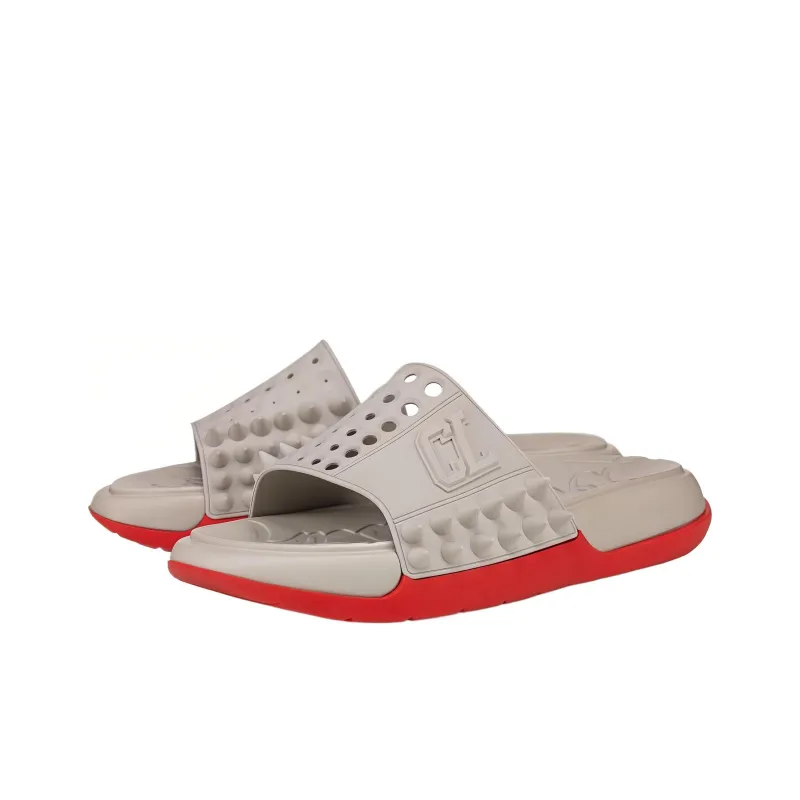 CL LUBOTING Slide Slippers Men's Gray-2