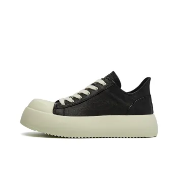 Oak Elephant Coverage Cushioning Low Top Skateboard Shoes Men's Black
