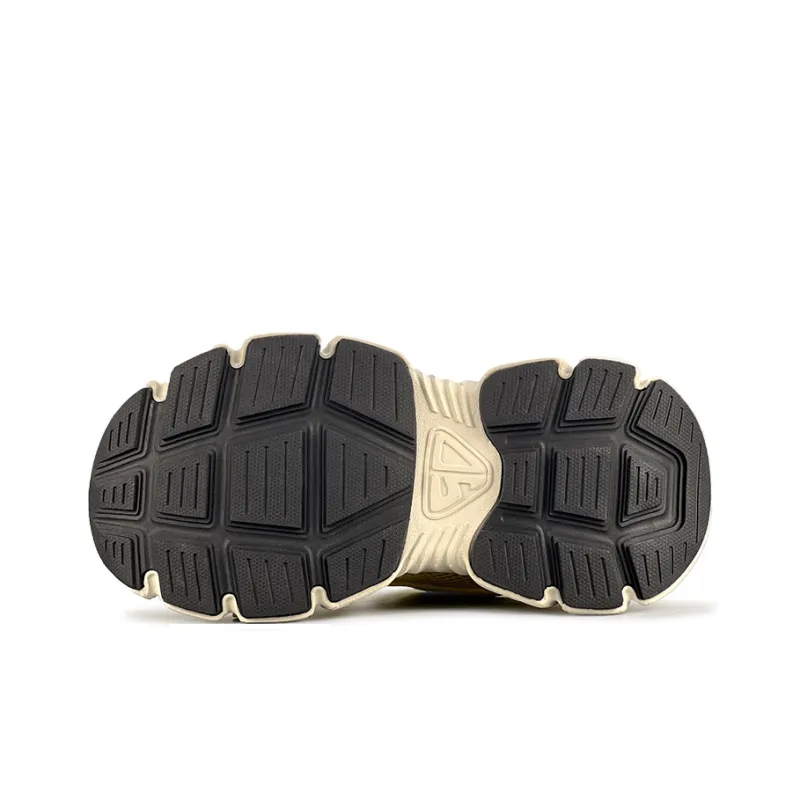LuzaoT SUPER DRAG Wear Resistant Slip Resistant Low Top Chunky Sneakers Unisex Lemon-5