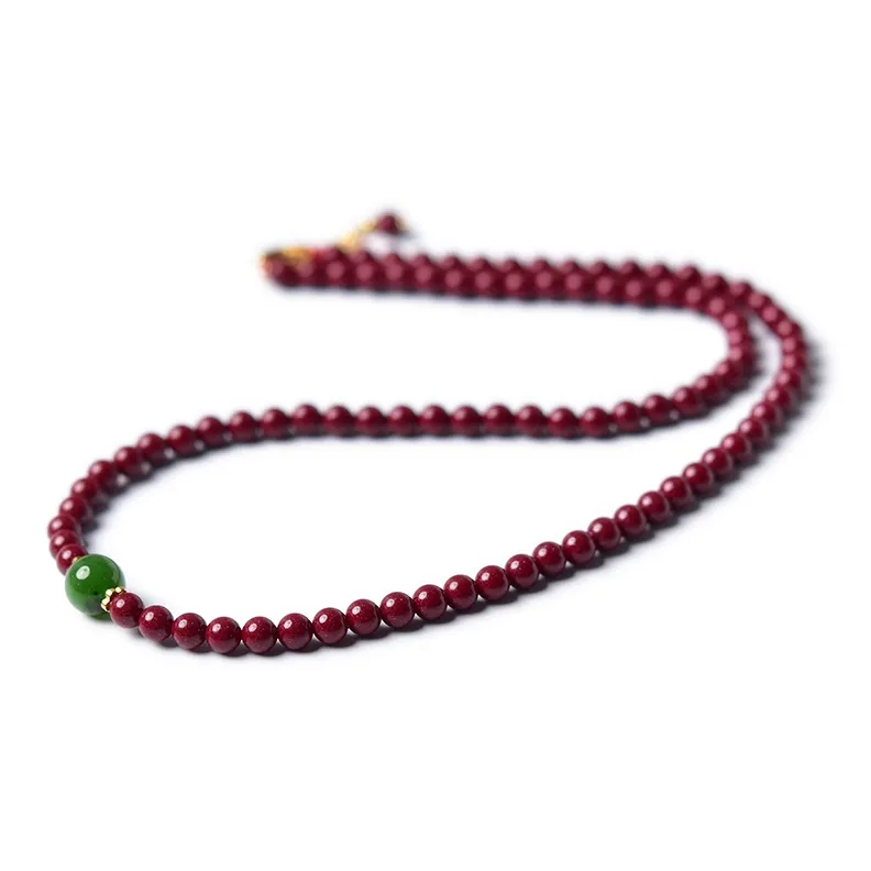 Tokai Family Cinnabar Jade Necklaces Women's-0