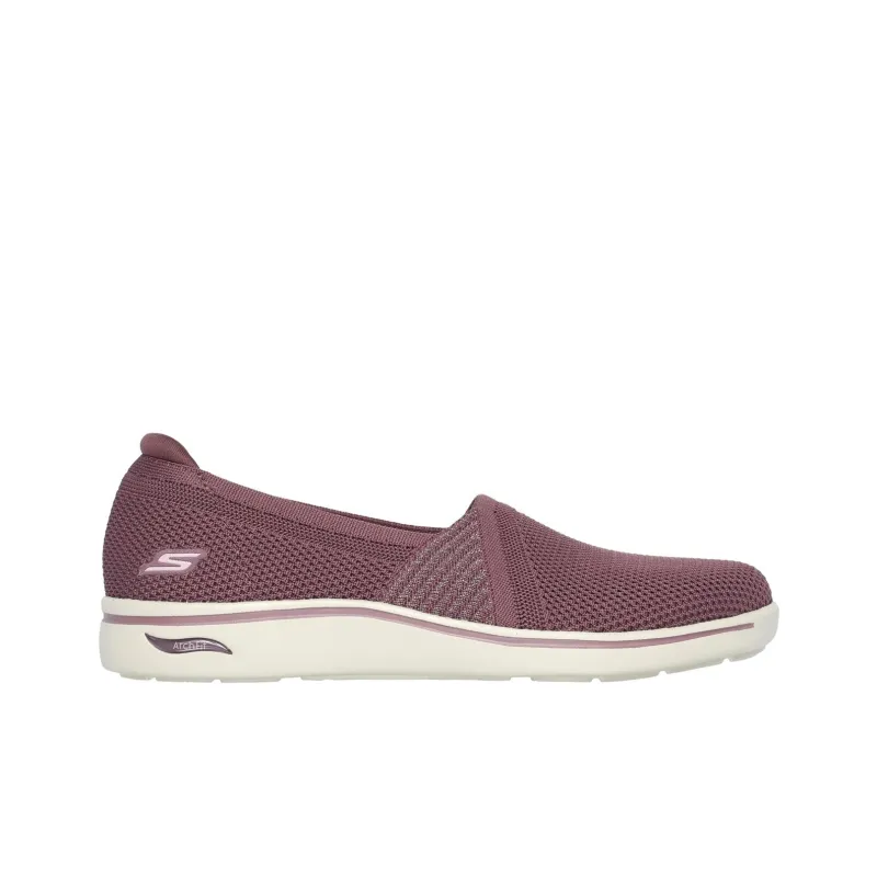 Skechers ARCH FIT UPLIFT Anti-Slip Wear-Resistant Low-Top Casual Shoes Women's Deep Rose Red-1