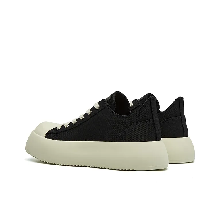Oak Elephant Coverage Cushioning Low-Top Skateboard Shoes Men's Black-8