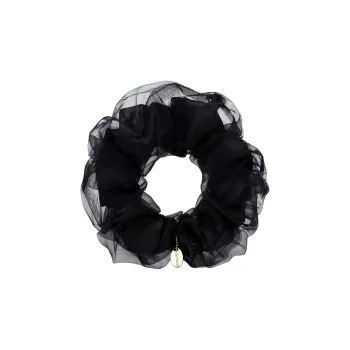 ROYALSASA Silk Chiffon Hair Tie Women's