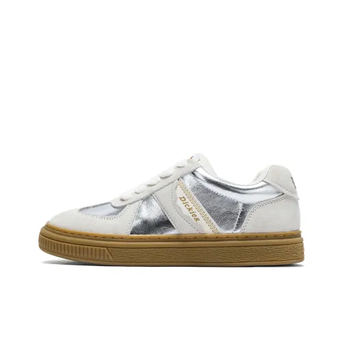 Dickies Low-Top Skateboard Shoes Women's Beige Silver