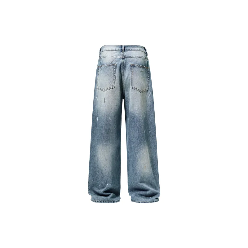 YINLEI Jeans Unisex Ice Blue-1