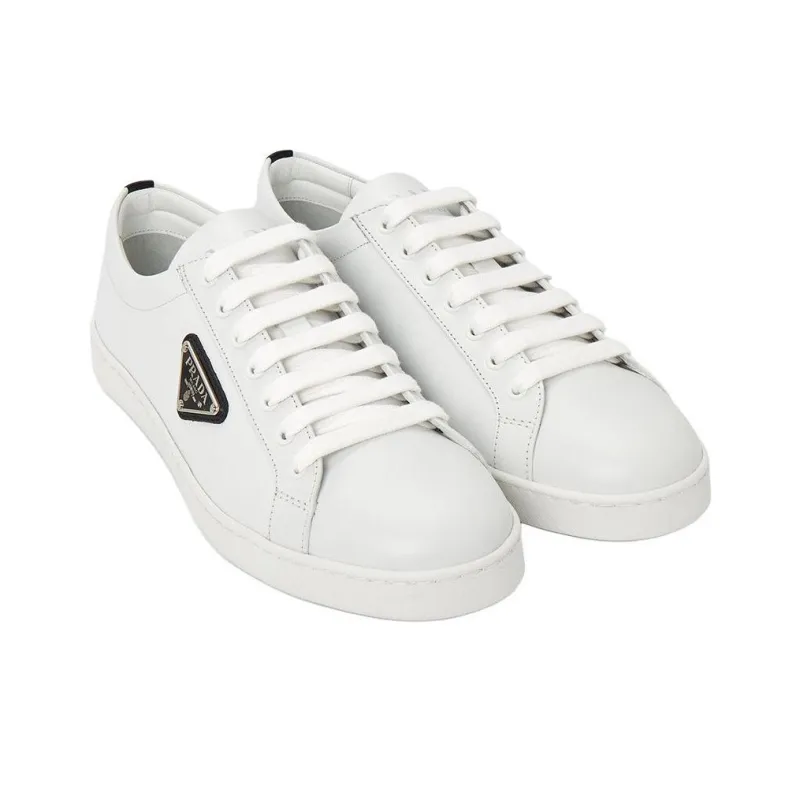 PRADA Stylish Skateboarding Shoes Men's White Black-3