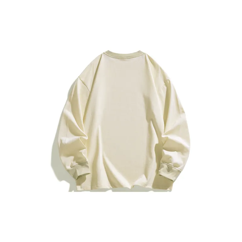 FONDLOOK T Shirt Inner Layer With Long Sleeved Top For Outerwear Unisex-28