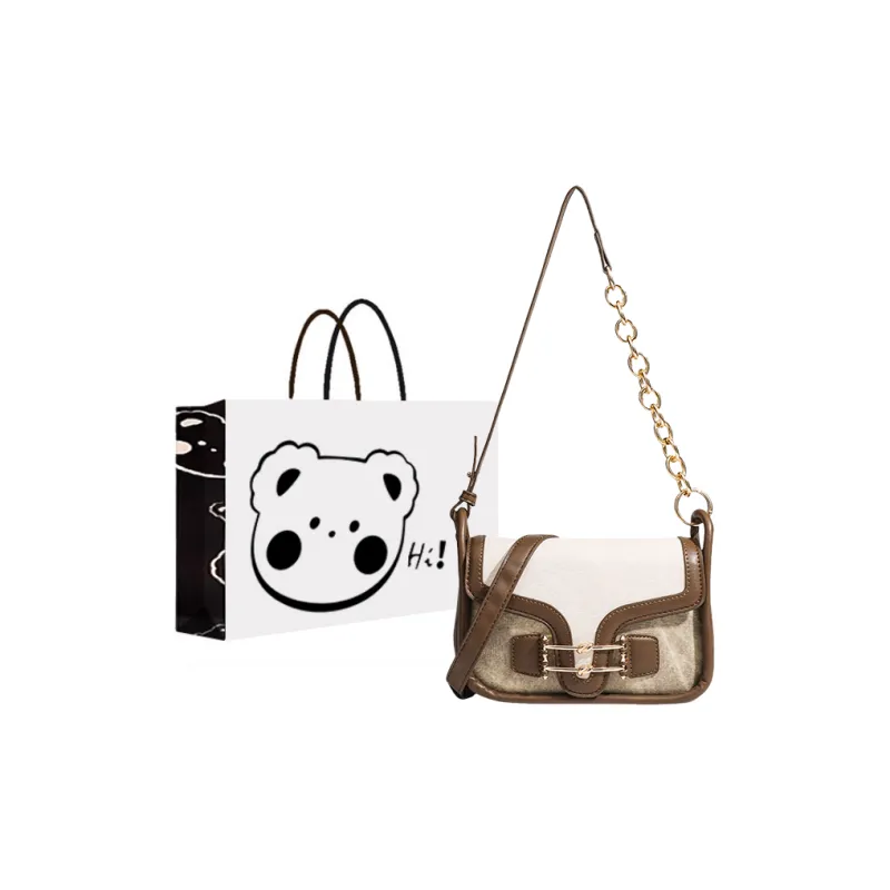 NX DOUGHNUT PU Shoulder Bag Regular Women's Brown-3