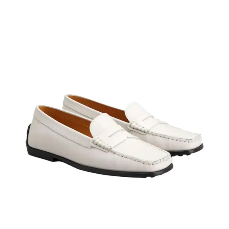 TOD'S Gommino Loafers Women's White-2