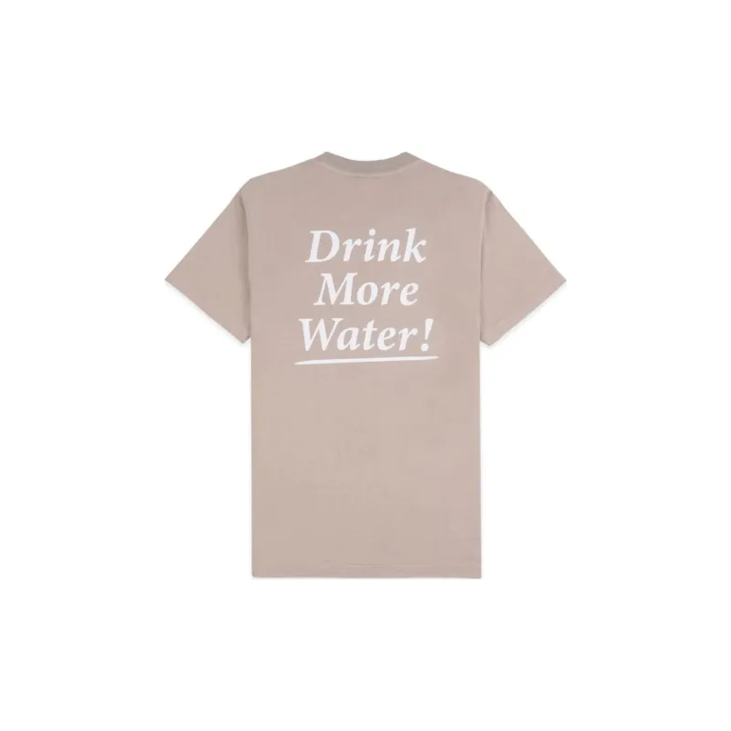 SPORTY & RICH Drink More Water Cotton T shirt-1