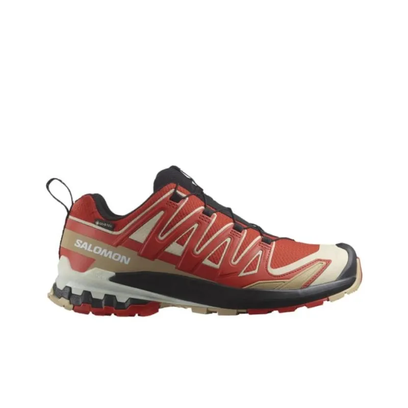 SALOMON XA Pro 3D V9 Cushioned Waterproof And Breathable Low-Top Outdoor Shoes Men's Red-1